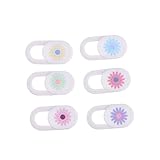 QUMIIRITY 6個 カメラ プライバシー カバー ノートパソコンのウェブカメラカバー 錠剤 スライダー 電話カメラカバー カメラスライド カメラカバーブロッカー コンピュータカメラカバー Abs