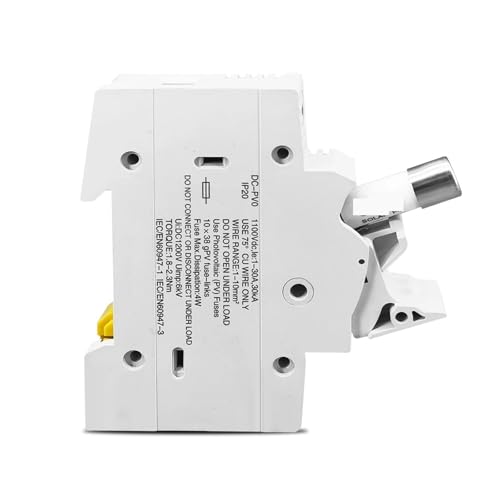 Porte-fusible Solaire PV DC 1000V protégeant contre les courts-circuits avec son fusible 15A