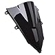 Midimttop Motorrad Wind Windschutzscheibe Windschutz Bildschirm Verkleidung passend für Ho&n&da CBR650R CBR 650R Zubehör 2019-2024 Windabweiser (Schwarzer Rauch)
