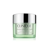 Clinique Superdefense Night Recovery Moisturizer, Anti-Ageing, Hydrating & Firming Night Cream For All Skin Types