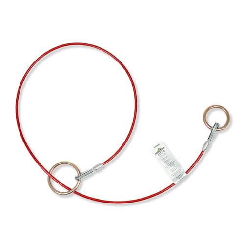 Peakworks Cable Anchor Sling - Reusable Cable Sling Anchor Point with O-Rings Ends - OSHA Compliant Fall Arrest Protection (Available in Multiple Lengths)