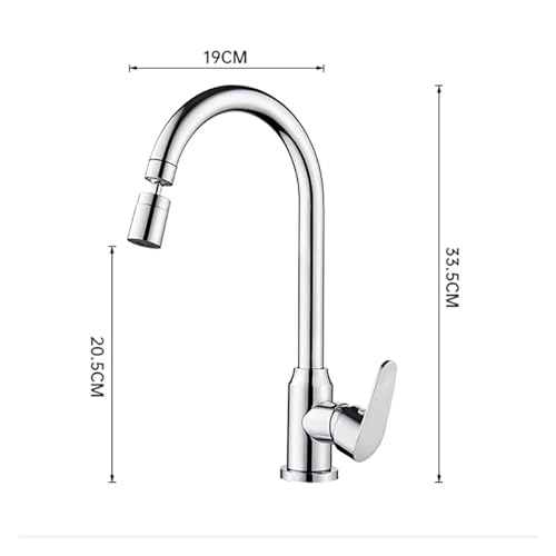Grifo de cocina de 360 grados funcional con manguera pull down negra 5