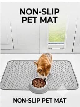 Image of Arto Heat Resistant Silicone Dish Drying Mat - Thick Non-Slip Kitchen Sink Drain Pad, Easy Clean Counter Protector, Waterproof & Durable Drying Tray. (40X30 CM,Medium,POF-1)