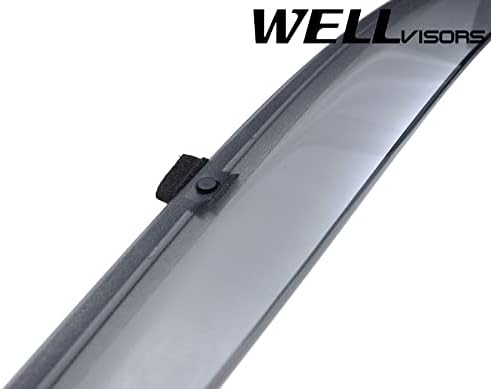 WellVisors Window Visors Wind Deflectors Compatible with Subaru 2008-2014 Impreza WRX Premium Series Rain Guards 3-847SU006