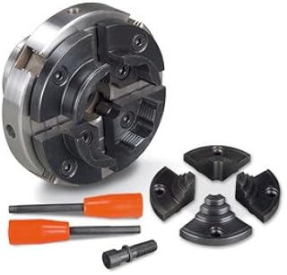 4-Backen Drechselfutter M33-100 mm mit Schraubeinsatz und Wechselbacken