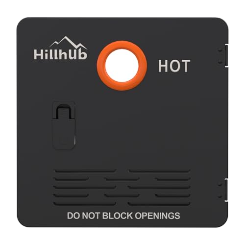 Image of Hillhub 15 x 15 Inches RV Water Heater Black Door (ONLY DOOR). Electrolytic Plate, Electrostatic Powder Coating Technique, Tankless RV Water Heaters Door kit of Hillhub