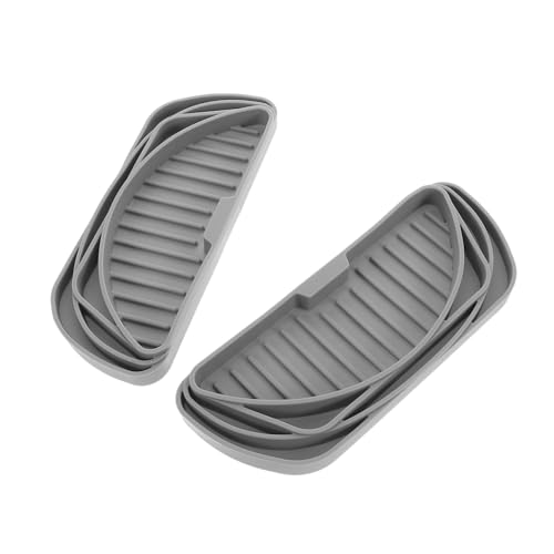 Gatuida 2Piezas Silicona Refrigerador Unidades Recolector de Agua Antideslizante Limpiar Compatible con Frigoríficos y Semicirculares Color