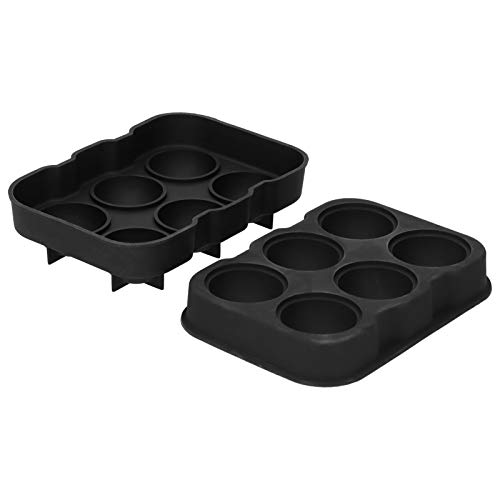 Molde para cubitos de hielo 6 cavidades silicona miniatura 4