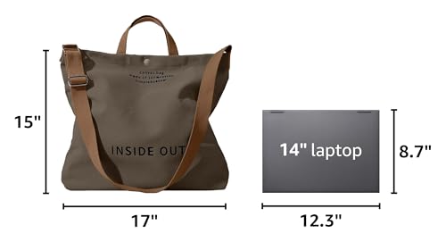 Bolso Tote de Lona para Mujer con Correa Ajustable miniatura 3