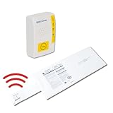 Secure Bed Alarm for Elderly Adults Wireless Remote Pager w/32 Sounds and Vibrate - 12 x 30 Cordless Sensor Pad - Caregiver Alert System Bed Alarms and Fall Prevention for Dementia Patient Monitoring