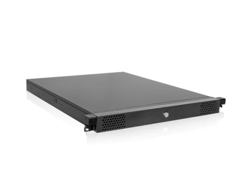 Chasis para servidor rackmount C-140SS de iStarUSA, 1U, 4 bahías sin bandejas, color negro, material aluminio miniatura 1
