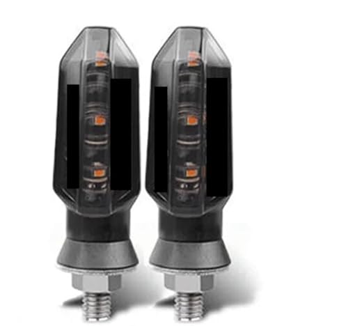 Luces de giro para motocicleta de 8 mm con potente luz intermitente ámbar de 12 V para ruta