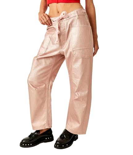 Free People Moxie Metallic Low Slung