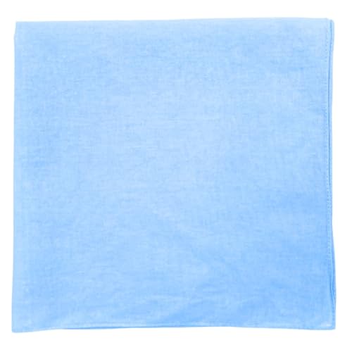 Image of MDSTYLE 100% Cotton Solid Color Bandana for Men & Women 22 inch x 22 inch Handkerchief Headband Scarf