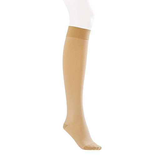 Image of BSN Medical Compression Stockings Opaque 30 40 Knee High Closed Toe Hon Sm