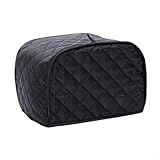 Toaster-Abdeckung für Brotbackmaschinen mit 2 und 4 Scheiben, stilvoller Schutz vor Staub und Schmutz, praktischer Griff oben (30 x 20 x 20 cm)