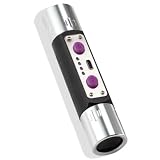 Tuidzljd Torcia A Luce Viola UV per Rilevamento di Denaro 254nm 365nm 395nm Rilevatore di Minerali e Fosfori UVA UVC Torcia LED Blacklight B