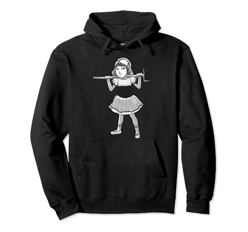 Hammer Girl - Clementine - Gothic Punk Rock Goth Horror Fan Sudadera con Capucha