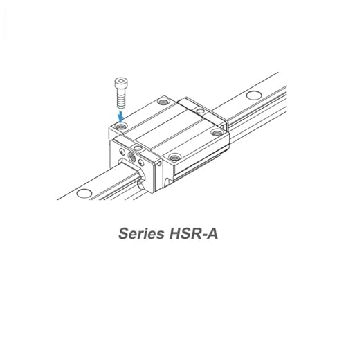 Bloc HSR35A à déplacement fluide et haute capacité de charge mécanique