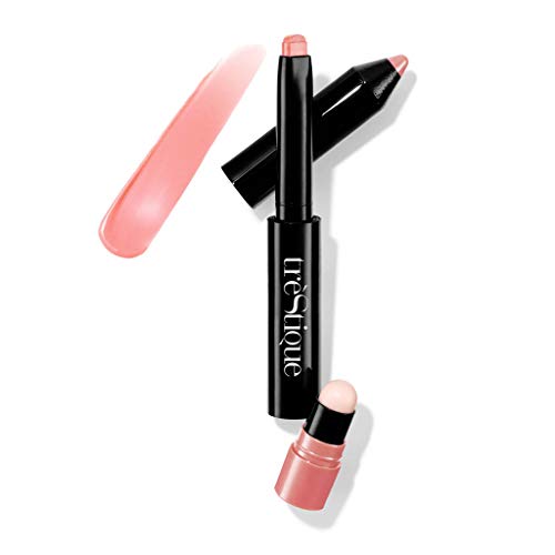 treStiQue Lip Glaze Crayon, Lip Gloss Lipstick With Built-in Lip Primer, Makeup Lipstick, Lipstick For Women, 2-in-1 Lip Gloss Crayon and Lip Primer