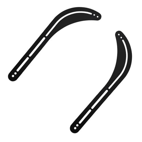 Support de barre de son amovible sans perçage noir Housoutil 2 pcs