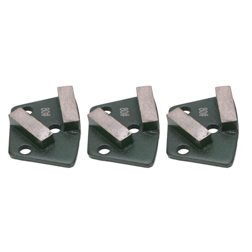 Zapatos de pulido de diamante verde 80# trapezoidal con 2 dientes para herramientas