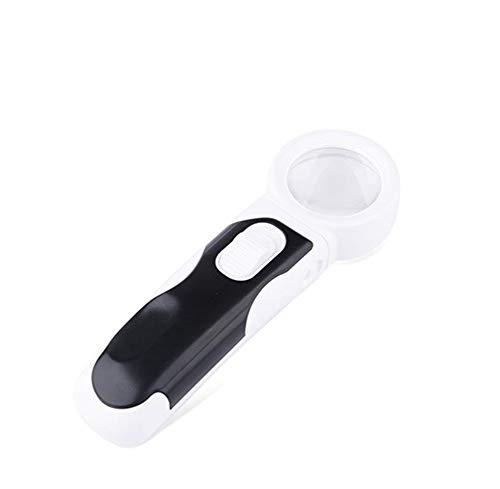 Loupe de poche 40x LIBINFAN avec lumière LED pour observation wenwan