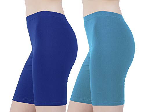 Image of Buy That Trendz Cotton Lycra Tight Fit Stretchable Cycling Shorts Womens | Shorties for Active wear /Exercise /Workout /Yoga /Gym /Cycle /Running Red Grey Combo Pack of 2
