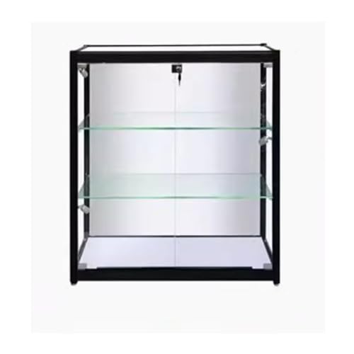 Vitrina de cristal con cerradura con puertas,...