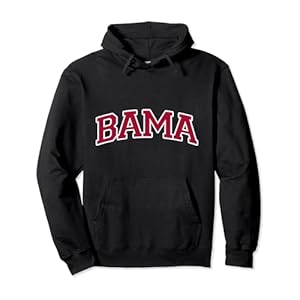 Bama – Alabama Gifts AL State Graphic Pullover Hoodie