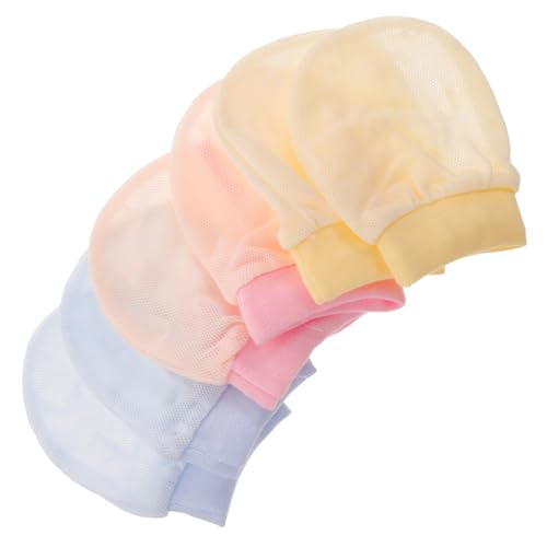 FRCOLOR 3pairs Gloves Months Newborn Mittens Comfortable Cotton Stop Thumb Sucking Finger Sucking Guard Portable Gloves
