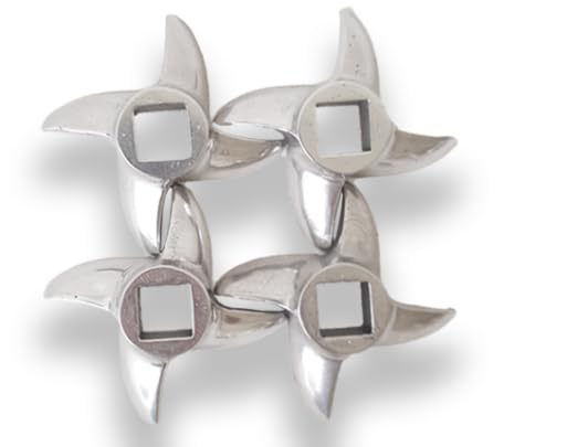 COBOLT Meat Grinder Cross Blade Knife Alloy Disc Mincer Meat Grinder Plate disc Crusher Model - CROSS BLADE-HR-12