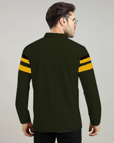 Image of AUSK Men Polo T-Shirt || Full Sleeves Polo T Shirts for Men || Mens T-Shirts