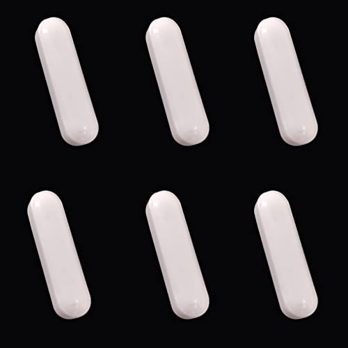 LABALPHA 6Pcs PTFE Magnetic Stirrer Mixer Stir Bar, Magnetic Stir Bar 30mm/1.18 inch