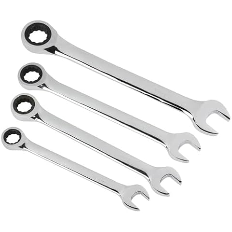 ALYCASO Multitool Open End Wrench Set, 4-Piece, Chrome Vanadium Steel Cover
