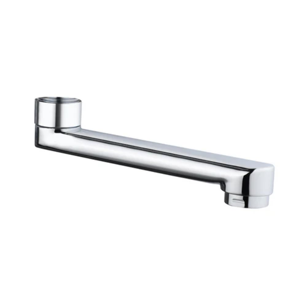 CANNA PER LAVELLO A MURO IN ACCIAIO cm 25 Rubinetteria Bagno Ricambi