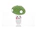 Pebble 200-005CA Handmade Crochet Friendly Toadstool, Fair Trade, Machine Washable, Green