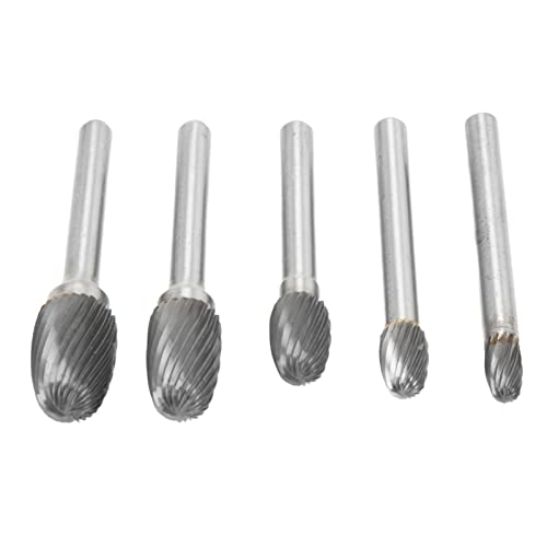 Set de fresas rotativas de carburo de una sola pasada 6 mm miniatura 5