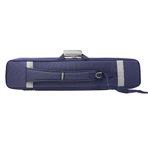 TROUFY Backpack 4x4 Pool Cue Case Yellow for Carrying 4 Pool Cue Sticks,Pool Queue Case (Blue) - Image 2