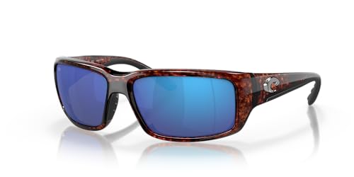 Image of Costa Del Mar Sunglasses For Men Fantail Mens Polarized Sunglasses 580G 59 | Polarized Fishing Glasses with UV Protection - Costa Sunglasses for Boating, Beach & Driving - 580G, 59