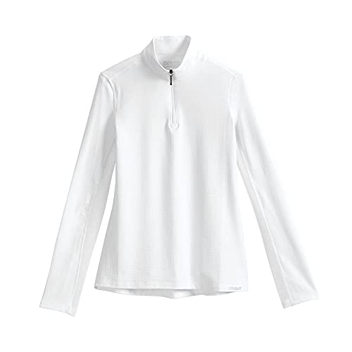 Dover Saddlery CoolBlast 100 Kids' Long Sleeve Shirt, Color: White, Size: XLarge