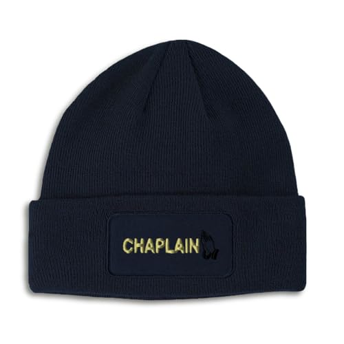 Speedy Pros - Gorro de punto para hombre y mujer, diseño de calavera - Azul - talla única