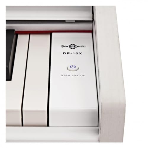 DP-10X White Piano Numérique 88 Weighted Keys avec tabouret et casque - Les Beatles, Paul McCartney, John Lennon, RIngo Starr, George Harrison DP-10X White Piano Numérique 88 Weighted Keys avec tabouret et casque – Image 4
