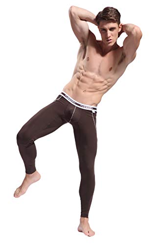 ARCITON Men's Low Rise Leggings Long Johns Thermal Pant4