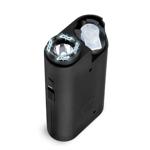 Pepper Spray and 3-in-1 Stun Gun with Flashlight, Self Defense Kit for Women, Protection for Men, 175 Lumens Flashlight, 1.44 MC Formulation, OC Spray 16 ft Range, Rechargeable