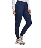 GT Performance Women's Medical Nursing Jogger Scrub Pant Indigo-Small Navy Indigo -  Green Town