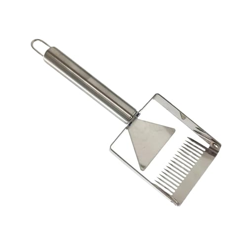 Outils apicoles de récolte du miel : pack fourchette inox et levier