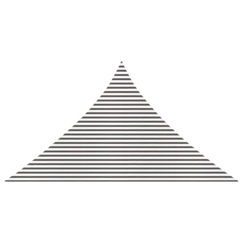 Voile d'ombrage triangulaire coupe-vent et protection UV pour terrasse de jardin