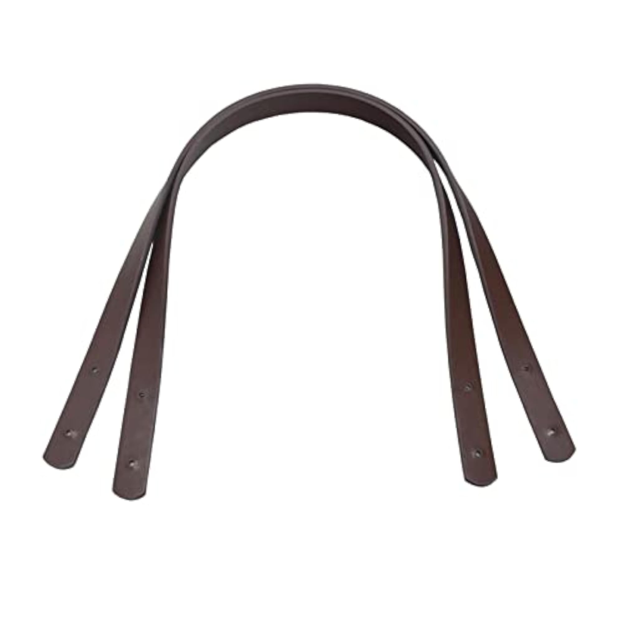 2x Bag Strap Belt Replacement Handle, Dark Brown