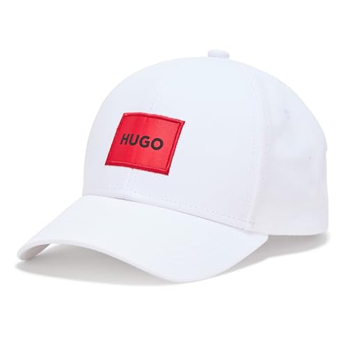 Image of Hugo Men's Square Logo Cotton Cap